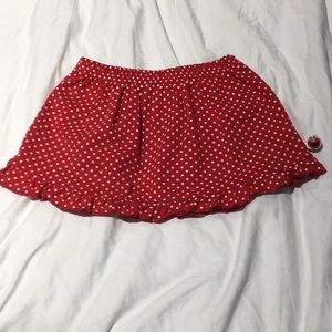 Sesame Street 6-9m red white polka dot Elmo skirt